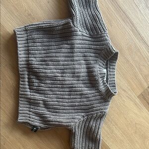 Huxbaby Taupe Knit Sweater